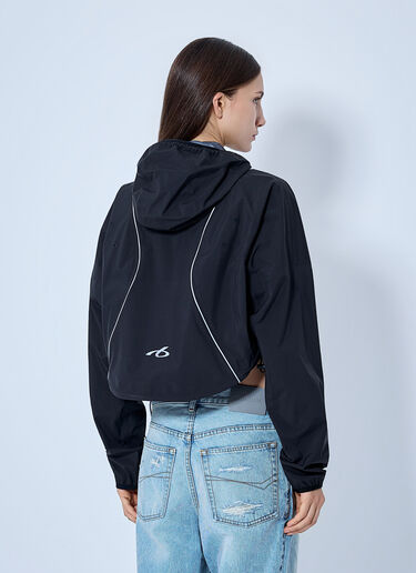 LN-CC® - Balenciaga: Cropped Hooded Jacket - Black Balenciaga Cropped Hooded Jacket Black bal0265002