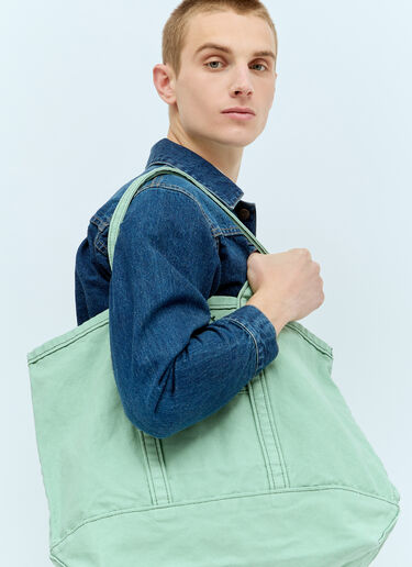 Human Made Garment Dyed Tote Bag Green hmd0156030