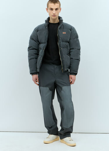 Dickies Lucas Waxed Puffer Jacket Grey dks0154006