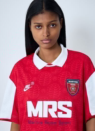 Nike x Martine Rose ロゴモチーフ ポロシャツ 赤 nik0362106