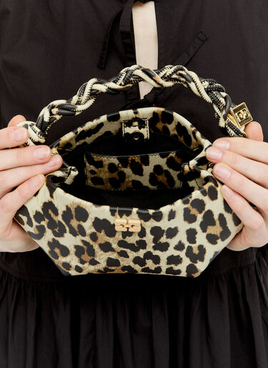 GANNI Mini Bou Handbag Brown gan0256016