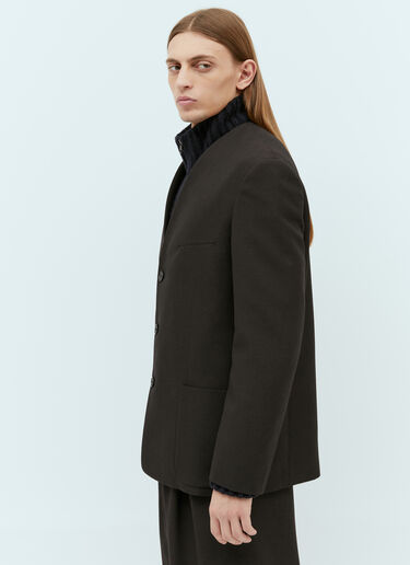 The Row Toran Wool Blazer Brown row0154001