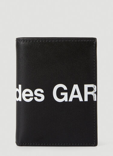 ロゴ 二つ折りウォレット Comme des Garçons Wallet ロゴ 二つ折りウォレット ブラック cdw0346004