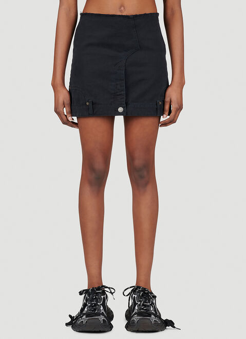 Jil Sander Upside Down Skirt Blue jil0249004