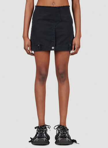 업사이드 다운 스커트 Balenciaga 업사이드 다운 스커트 블랙 bal0253026