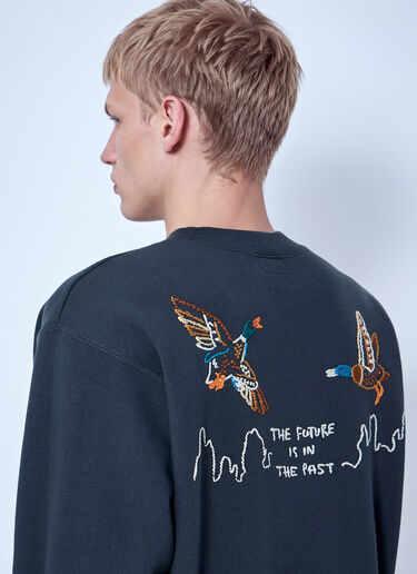 LN-CC® - Human Made: Embroidered Sweatshirt - Navy Human Made Embroidered Sweatshirt Navy hmd0166008