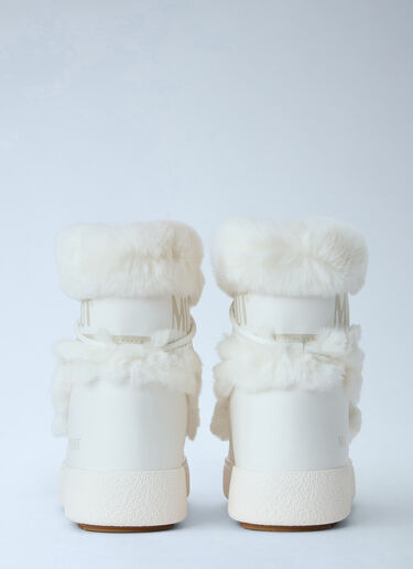 LN-CC® - Moon Boot: Ltrack Faux Fur Waterproof Boots - White Moon Boot Ltrack Faux Fur Waterproof Boots White mnb0366025