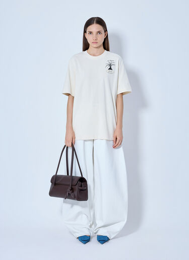 LN-CC® - Jacquemus: Le Palmier T-Shirt - Cream Jacquemus Le Palmier T-Shirt Cream jac0266018