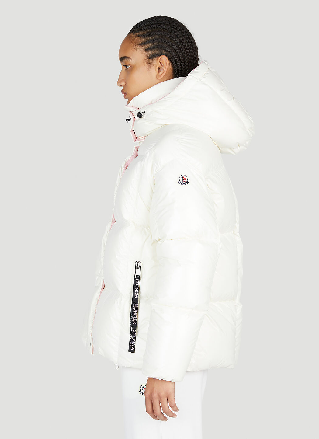 Moncler Parana Jacket in White fur Damen LN CC