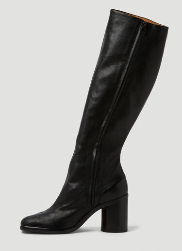 Maison Margiela Tabi Knee-High Boots Black mla0245022