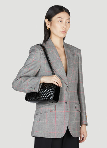 Gucci GG Marmont Patent Small Shoulder Bag Black guc0253186