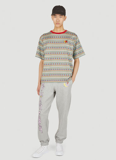 Sky High Farm Workwear Graphic Print Track Pants Grey skh0350018