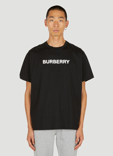 Burberry Logo Print T-Shirt Black bur0149025