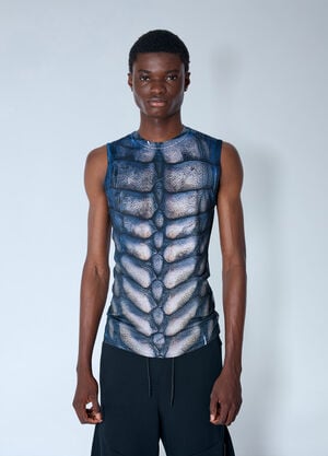 Nike by Yaku Re-Create Reptile Tank Top Blue nik0165021