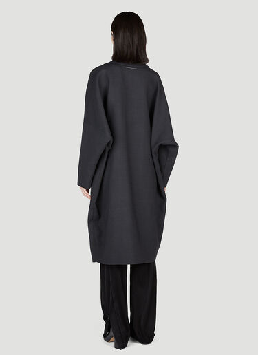 MM6 Maison Margiela Oversized Long  Coat Grey mmm0253001