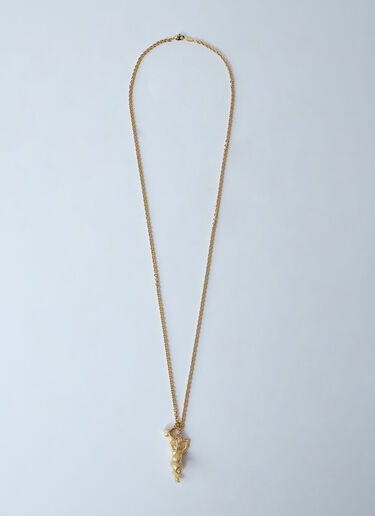 Vivienne Westwood メンズ。 サタイア・ペンダントネックレス ゴールド vvw0160025