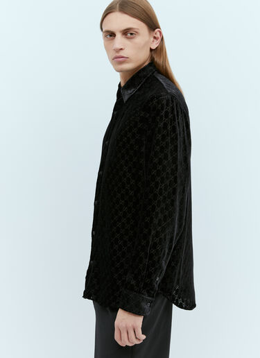 Gucci GG Velvet Shirt Black guc0155041