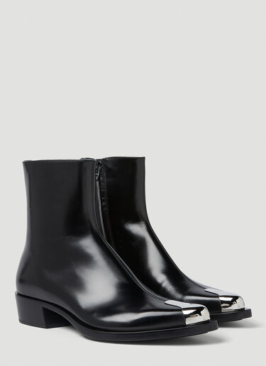 Toe Cap Boots Alexander McQueen Toe Cap Boots Black amq0150013