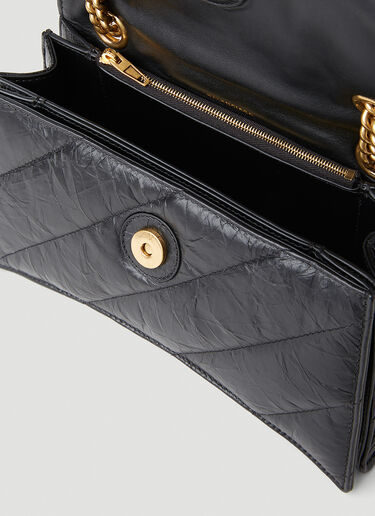 Balenciaga Crush Chain Small Shoulder Bag Black bal0252023