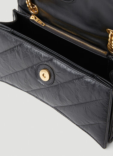 Balenciaga クラッシュ チェーン スモール ショルダーバッグ ブラック bal0252023
