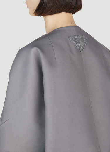 Gabardine Jacket Prada Gabardine Jacket Grey pra0252052