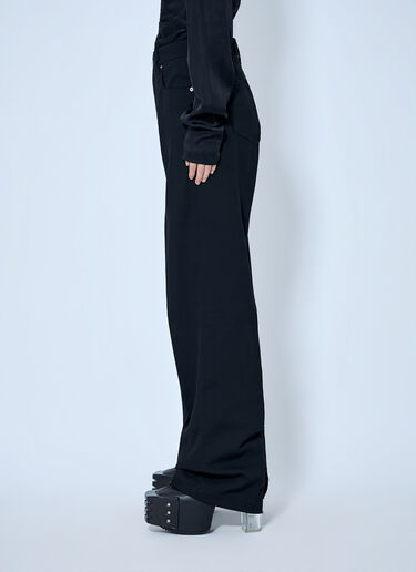 LN-CC® - Rick Owens: Geth Jeans - Black Rick Owens Geth Jeans Black ric0265025
