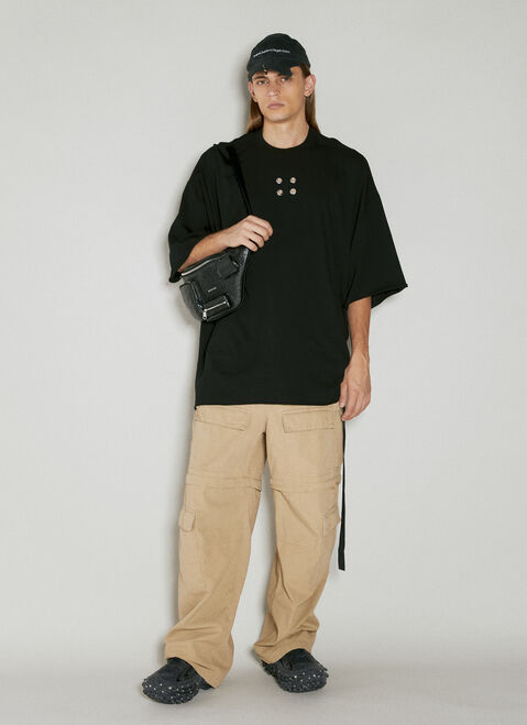 Balenciaga Large Cargo Pants Black bal0154054