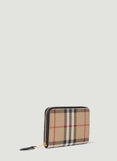 Burberry Check Wallet Beige bur0252031