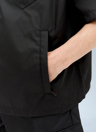 Re-Nylon Short Sleeved Shirt Prada Re-Nylon Short Sleeved Shirt Black pra0143011