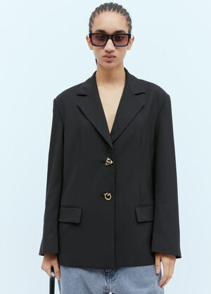 GANNI Karyn Blazer Black gan0260008