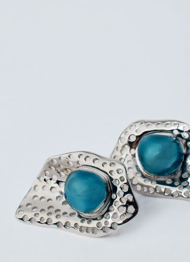 Kiko Kostadinov Alis Dish Earrings Silver kko0260013