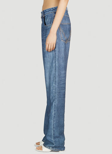 Printed Project Silk Pants Bottega Veneta Printed Project Silk Pants Blue bov0252060