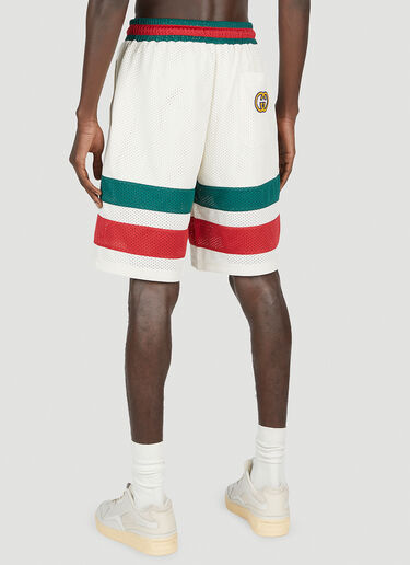 Gucci Basketball Track Shorts Ivory guc0153003