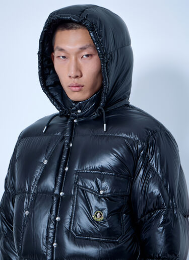 LN-CC® - Moncler RE/ICONS: Karakorum Hooded Short Down Jacket - Black Moncler RE/ICONS Karakorum Hooded Short Down Jacket Black mon0166063