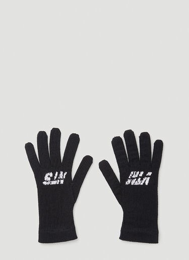 VTMNTS Logo Print Gloves Black vtm0348019