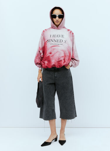 I Have Sinned Hooded Sweatshirt Praying I Have Sinned Hooded Sweatshirt Pink pry0354002