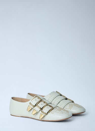 Chloé Susanna Flats White chl0263053