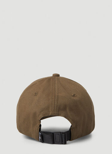 Stone Island 컴퍼스 패치 베이스볼 캡 브라운 sto0148094