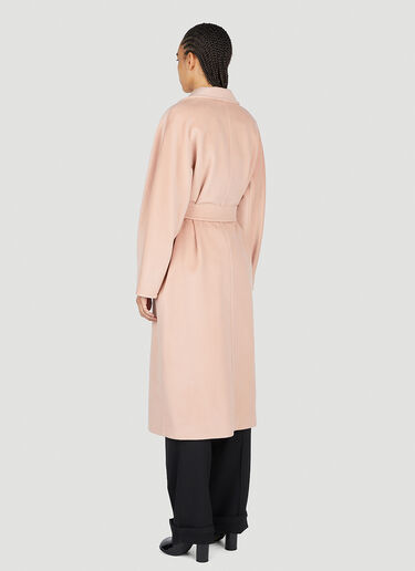 Max Mara Madame Double Breasted Coat Pink max0253013