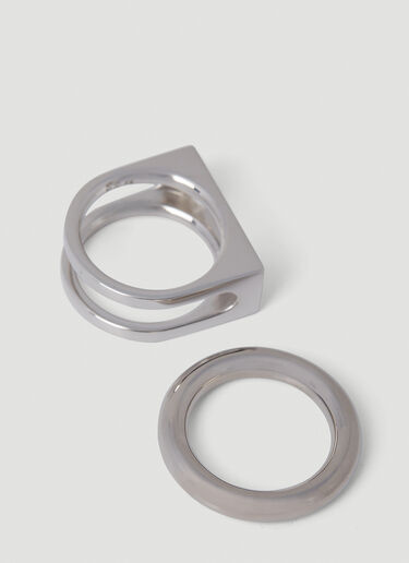 Tom Wood Cage Ring Silver tmw0352003