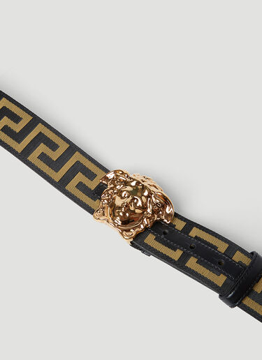 Versace Greca La Medusa Belt Black ver0153033
