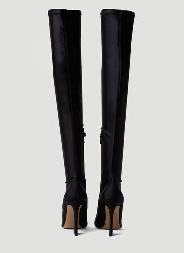 Gianvito Rossi Aura Lycra Heeled Boots Black gia0249022