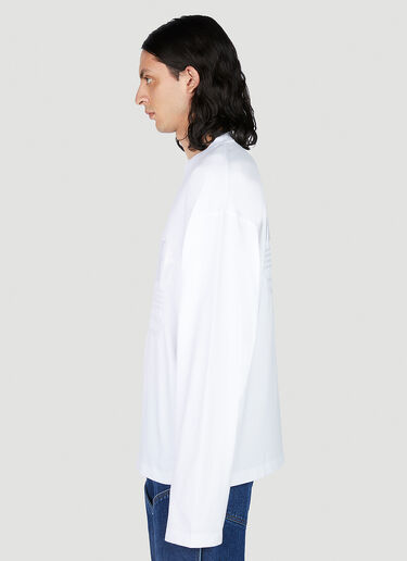 VTMNTS Fuck Off Long Sleeve T-Shirt White vtm0351010