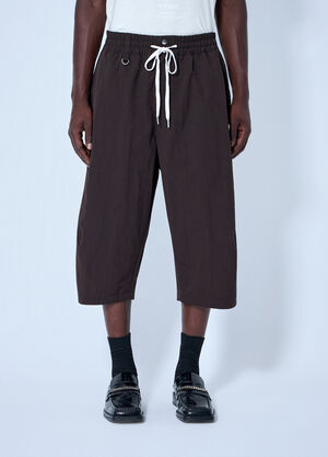 Y-3 X WB Rip Shorts Brown ywb0364006