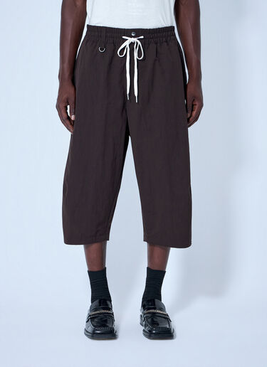 Y-3 X WB Rip Shorts Brown ywb0364006