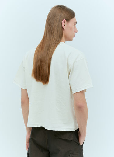 CIRCLE HERITAGE Raw Trims T-Shirt White che0155002