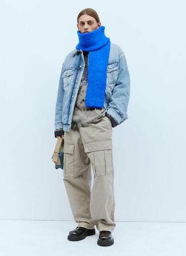 Logo Embroidery Cargo Pants Acne Studios Logo Embroidery Cargo Pants Beige acn0154016