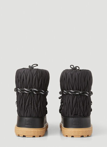 Miu Miu Matelassé Après-Ski Boots Black miu0251014