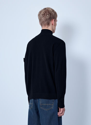 Stone Island 拉链针织开衫 黑色 sto0165049