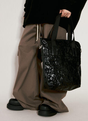 Rick Owens Crinkled Tote Bag Black ric0155046